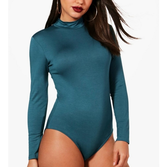 Boohoo Tops - Turtleneck Long Sleeve Bodysuit